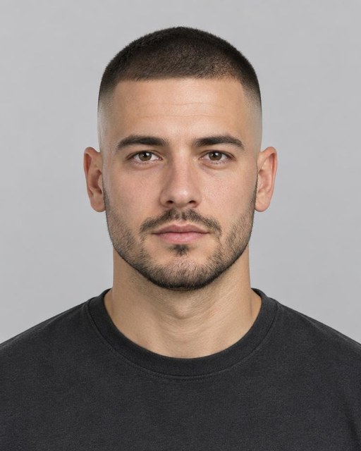 Buzz cut dégradé