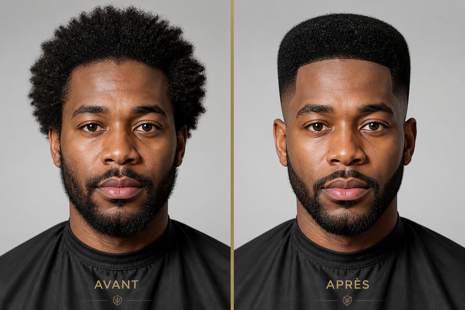 Portrait coupe homme