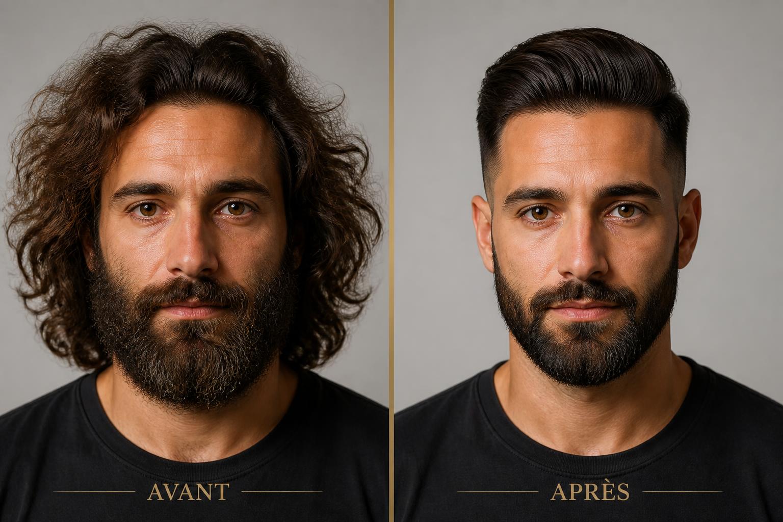 Portrait coupe homme