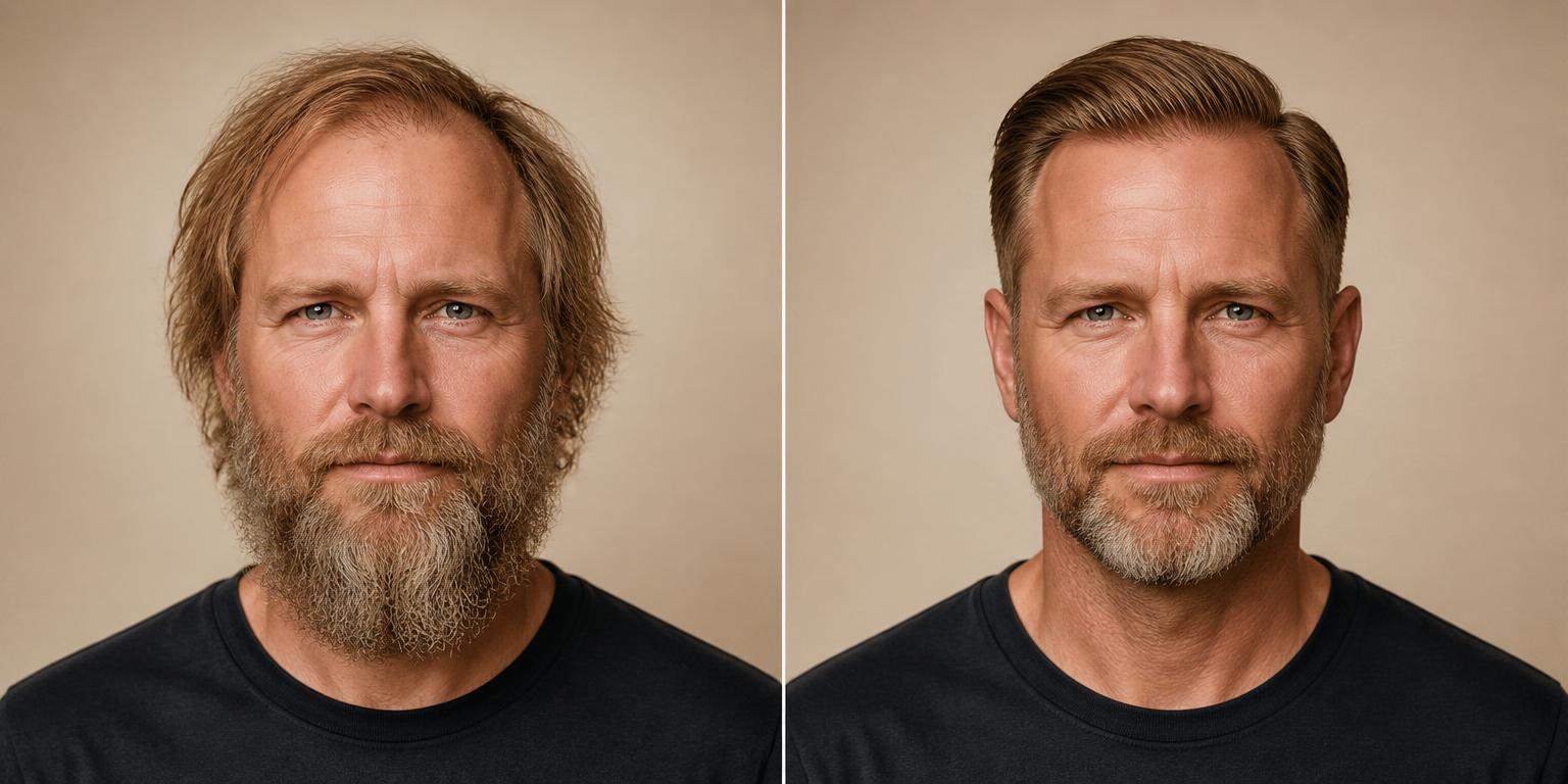 Transformation avant / après